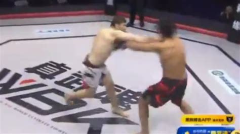 Watch This Mma Fighter Fake A Glove Touch And Land The Sleaziest