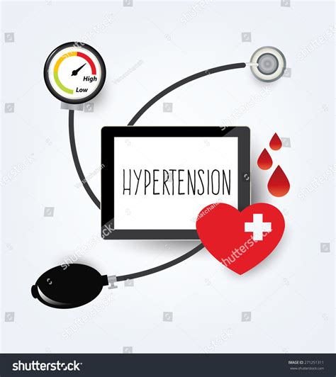 Hypertension Concept Vector Illustration Stock Vector 271251311