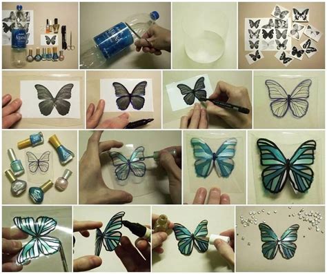 How To Make Butterflies Out Of Plastic Bottles Diy Butterfly Plastic