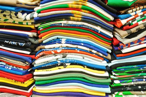 Stack Of Tshirt And Clothes Stock Photo Download Image Now Istock