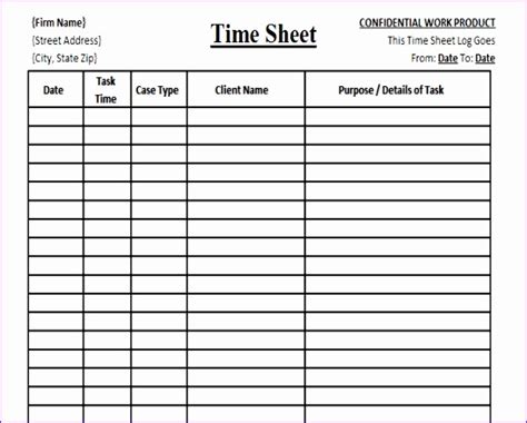 12 Excel Templates For Time Tracking Excel Templates