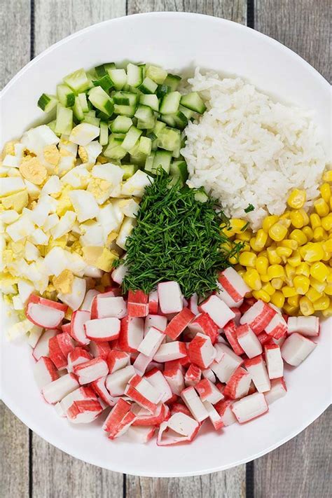 Surimi And Shrimp Salad Recipe Dandk Organizer