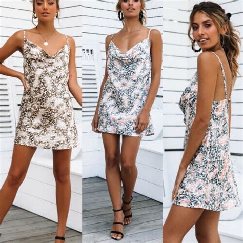 2019 new hot summer fashion latest womens strappy dress mini floral