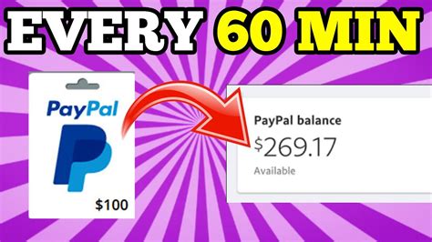 If you think it isn't possible to get free paypal money fast, then you probably haven't done enough research. Get FREE $100 Paypal Money INSTANTLY DAILY! (FAST ...