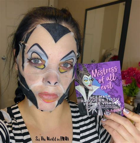 Mad Beauty Disney Villains Face Mask Collection Try On And Review