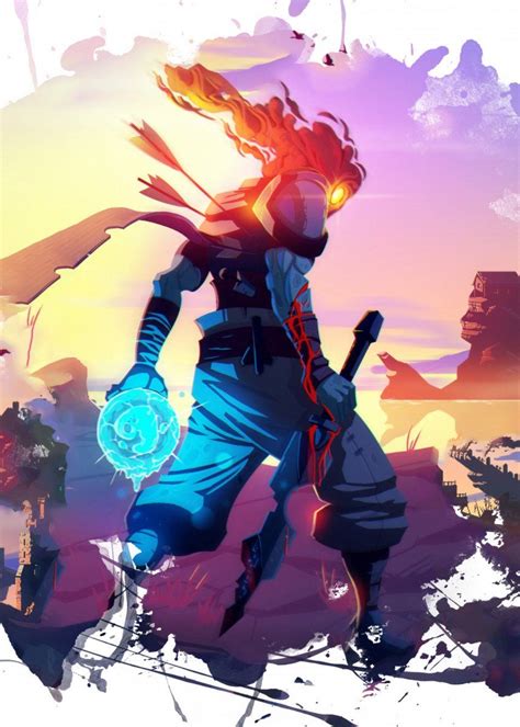 Metal Poster Dead Cells Displate Game Videogame Indiegame Art