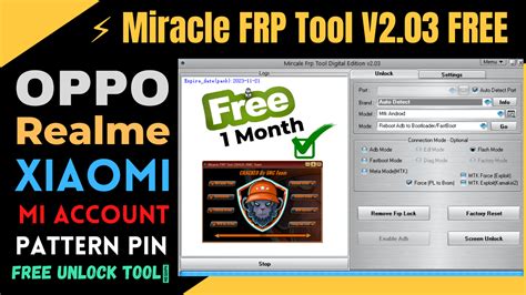Miracle Frp Tool V203 Free Login No Need Box Or Dongle Star Mobile Care