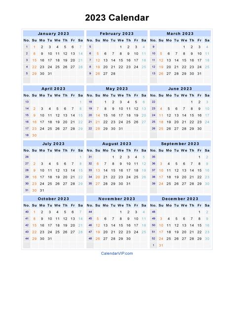 Three Month Printable Calendar 2023