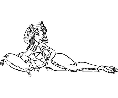 Desenhos de Cleópatra Rainha do Egito para Colorir e Imprimir ColorirOnline Com
