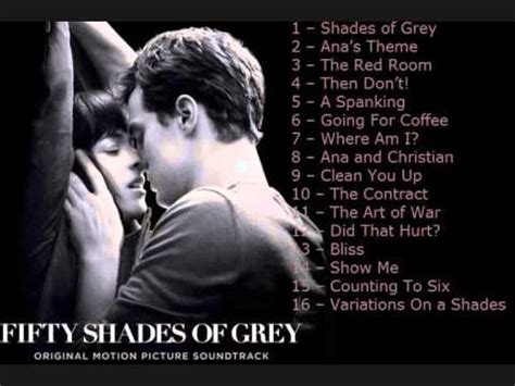 Below is a complete playlist of all 20 songs that can be heard in the movie fifty shades freed. Danny Elfman - Fifty Shades of Grey Soundtrack Album - YouTube