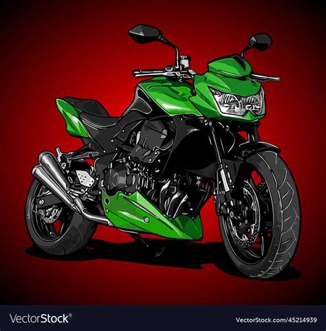 Cool Naked Bike Template Royalty Free Vector Image The Best Porn Website