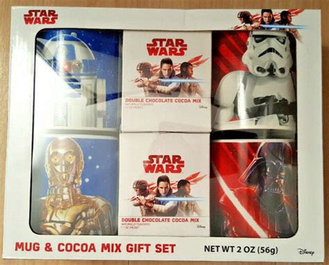 Star Wars Character Mug 4 And Hot Cocoa Mix T Set R2d2 C3po Darth