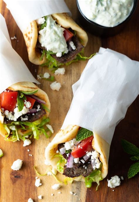 Zesty Gyros With Homemade Lamb Gyro Meat Recipe The Secret For