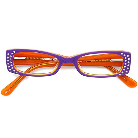 Lto 6301 Rectangle Purple Eyeglasses Frames Leoptique