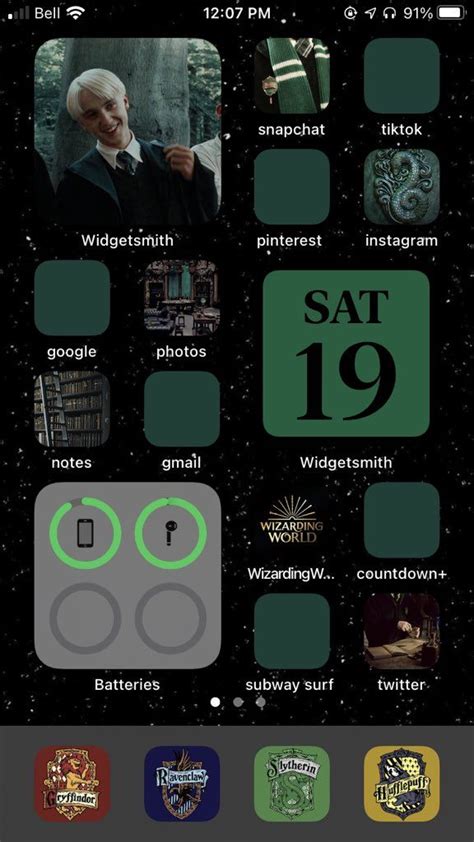 Harry Potter Ios 14 Home Screen Layout Ideas Aesthetic Here Are Some Really Good Examples Of
