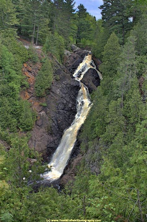 Big Manitou Falls At Pattison State Park Is The Highest Waterfall In