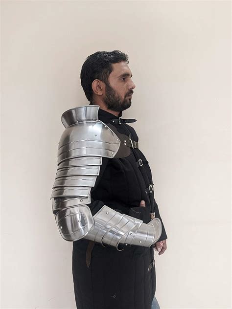 Annafi Medieval Single Pauldron Spartacus Cosplay Metal