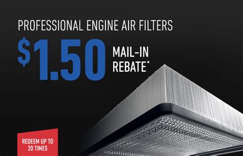 GM Air Filter Rebate Form