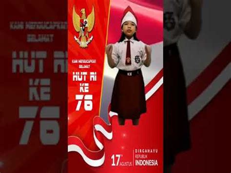 anak kelas 4 SD membaca puisi kemerdekaan di tengah pandemi - YouTube