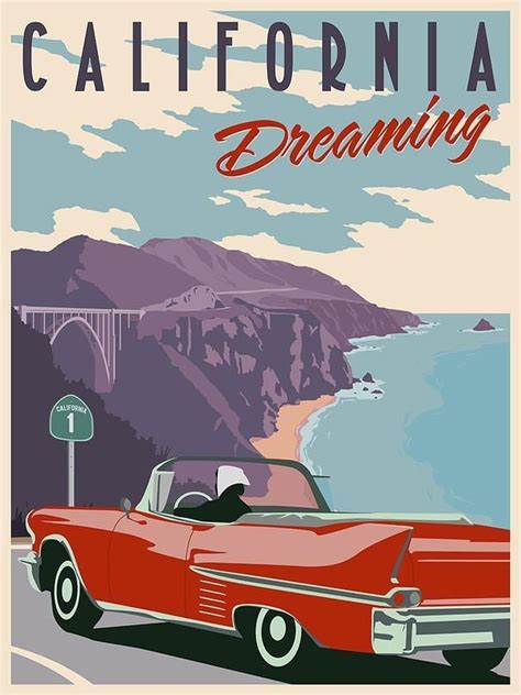Vintage California Poster Artofit