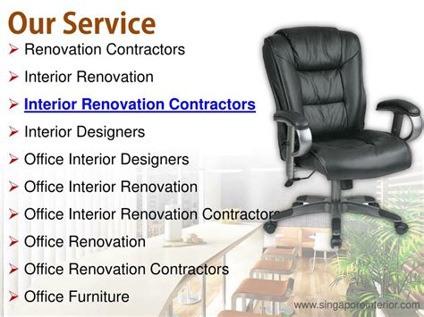 Ppt Office Interior Renovation Contractors Singapore Powerpoint