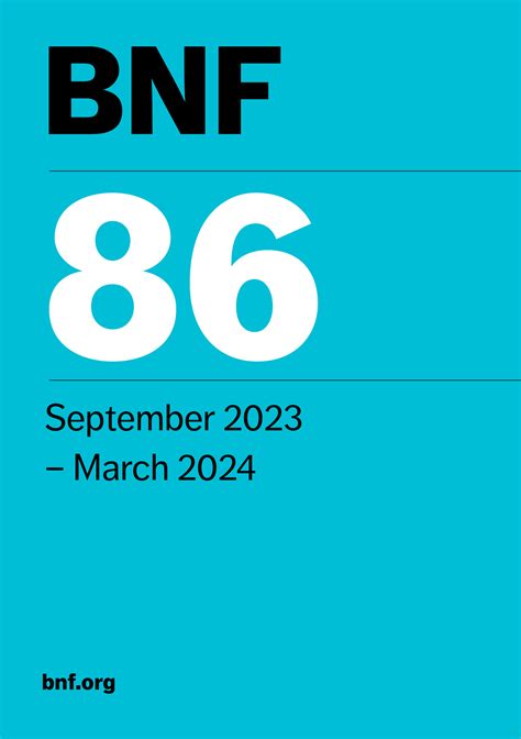 British National Formulary Bnf86 Pharmaceutical Press