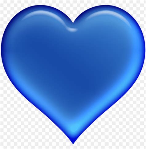 Free Download Hd Png Blue Heart Emoji Transparent Png Image With