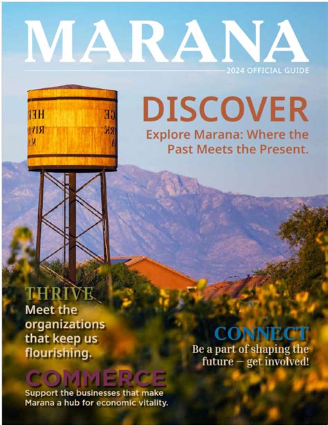 Official Marana Guide And Map Marana Chamber Of Commerce