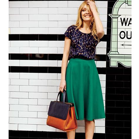 Boden Walbrook Wool Skirtprimamagazine Classy Outfits Chic Outfits Summer Outfits Mode