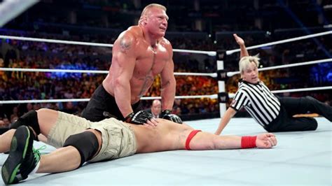 Brock Lesnar Vs John Cena The Goat Summerslam Main Event