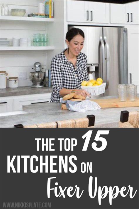 15 Best Kitchens By Joanna Gaines Nikkis Plate Johanna Gaines Kitchen Kitchens By Joanna