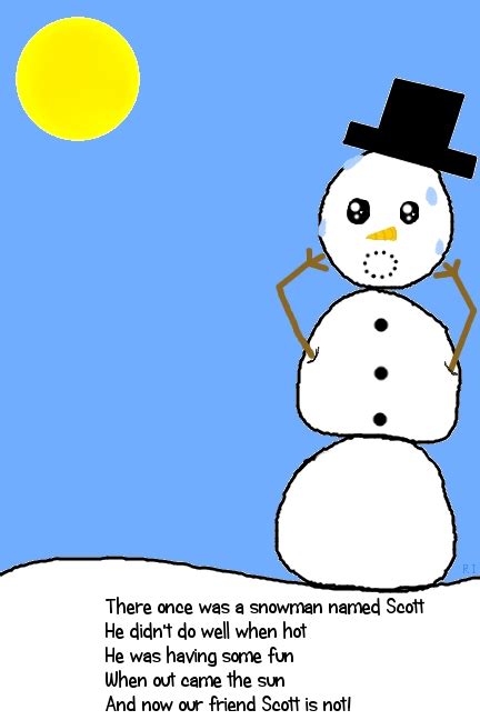 A fat snowman, cute poem for this xmas! Creative | Kirlywirlykirstypops