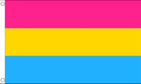 Pansexual (often shortened to pan) is the attraction to people regardless of gender. Pansexual Flag (Medium) - MrFlag