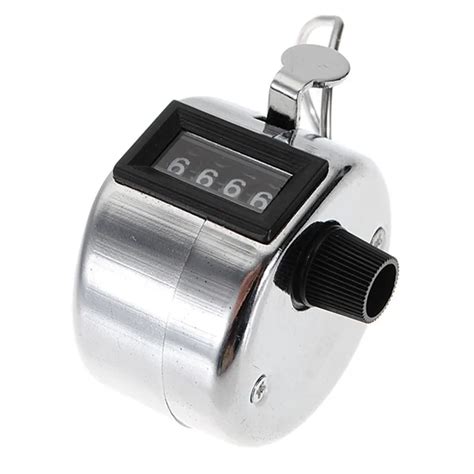 Tally Click Counter Stainless Metal Mini Sport Lap Golf Handheld Manual