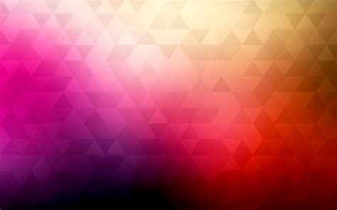 Download Wallpapers Mosaic Triangles Pink Background Geometric