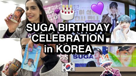 BTS SUGA BIRTHDAY CELEBRATION IN KOREA Permission To Dance Concert