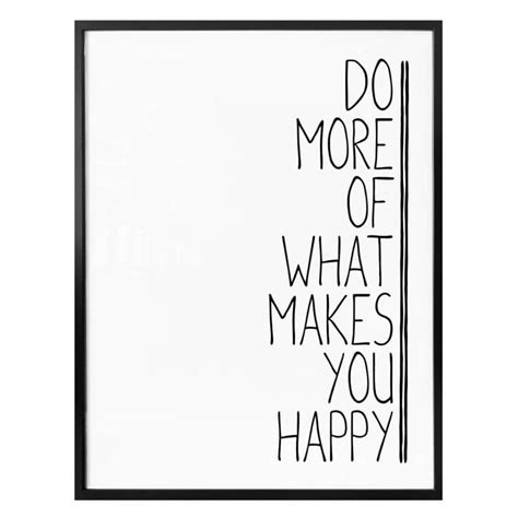 Affiche Do More Of What Makes You Happy Wall Artfr