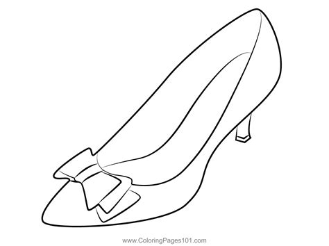 High Heel Shoes Coloring Pages