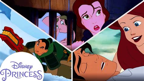 Heroic Princess Moments Ariel Belle Mulan More Disney Princess YouTube
