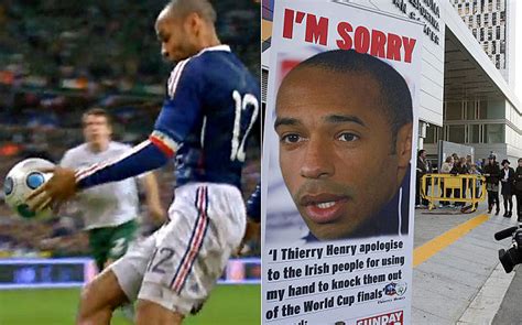 ireland fa were paid €5m by fifa not to protest thierry henry handball as it happened