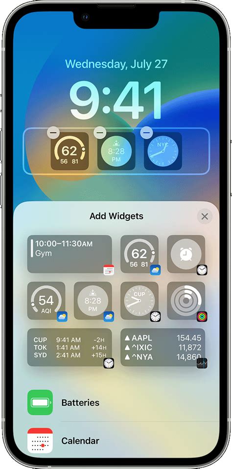 How To Add And Edit Widgets On Your Iphone Apple Support Au