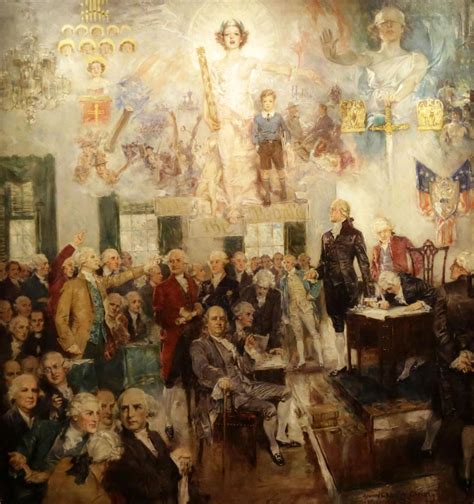 Rarely Seen Painting Of Constitutions Signing Goes On Display At