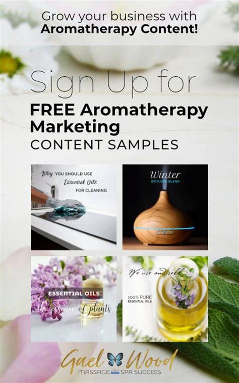 Free Aromatherapy Marketing Content Samples Massage And Spa Success