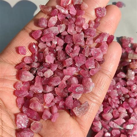 Wholesale Lot Pink Tourmaline Rough Gemstone High Grade Raw Etsy