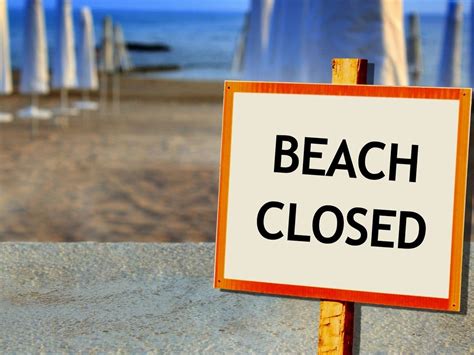 jersey shore beach closed for high fecal bacteria levels toms river nj patch