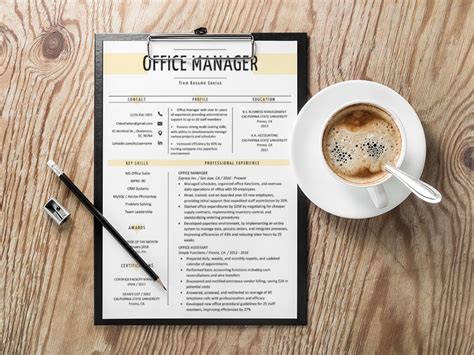General manager resume + guide with examples to land your next job in 2020. Free Office Manager Resume Template with Sample Text
