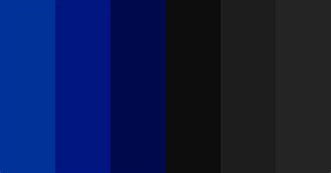 Dark Blue And Black Color Scheme Black