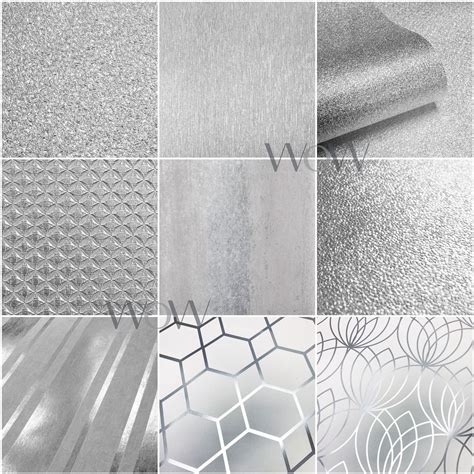 Download Details About Muriva Silver Wallpaper Sparkle Glitter Floor