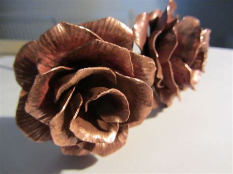 Copper Rose An Everlasting Flower Copper Rose Metal Flowers