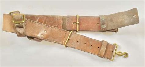 Ww1 1914 Pattern Leather Equipment Waistbelt